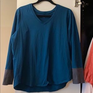 Universal Standard Color Blocked Long Sleeve Tee